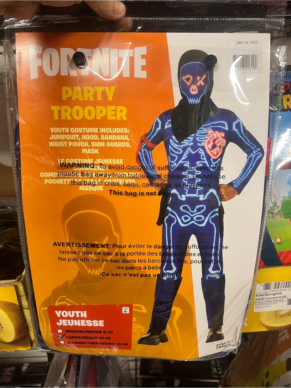 Party Trooper Youth Costume - size L 10/12